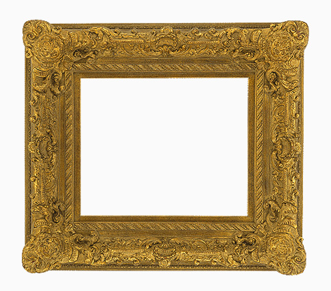 Baroque Picture Frame 1050, corner detail (1050-100 Baroque picture frame)