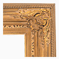 780-36 Baroque picture frame, Light antique gold.