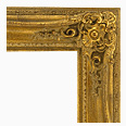 800-100 Baroque picture frame, Light antique gold with slight black and red undertone.