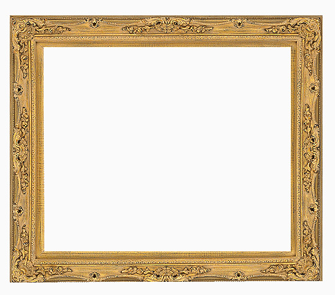 Baroque Picture Frame 907, corner detail (907-G Baroque picture frame)