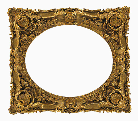 Baroque Picture Frame SP-6, corner detail (SP-6-G Baroque picture frame)