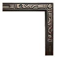 2015-5 Caps picture frame, Tuscany espresso finish.