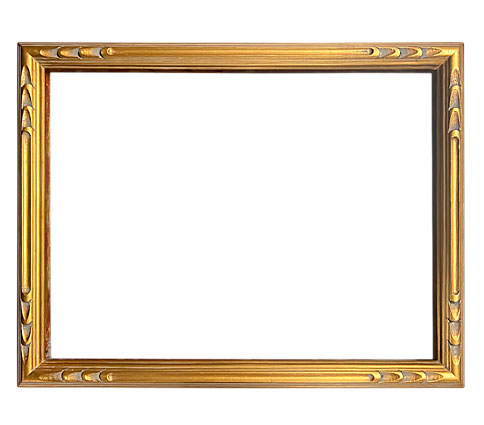Caps Picture Frame 2756, corner detail (2756-55 Caps picture frame)