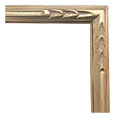 2756-64 Caps picture frame, Broken Silver Leaf with red undertones.