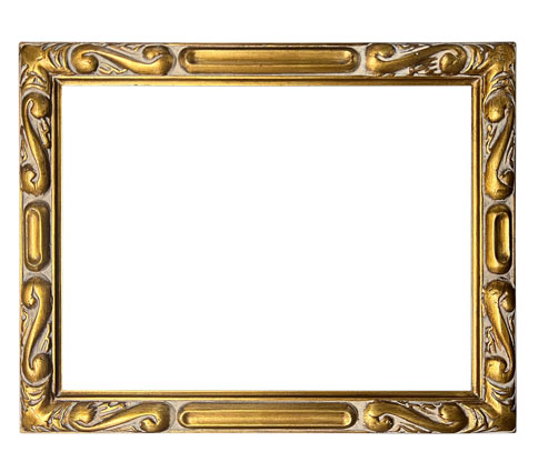 Caps Picture Frame 277-NL, corner detail (277-247-NL Caps picture frame)