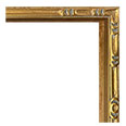 677-55 Caps picture frame, Antique gold leaf with red undertones.
