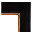 226M-84G-NL Contemporary picture frame, Espresso Tuscany finish with slight water spots, gold lip.