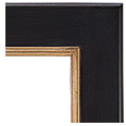 241-84G-NL Contemporary picture frame, Flat surface with rounded outside edge of frame, matching linear lip. Espresso…