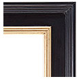 308-84G-NL Contemporary picture frame, Flat panel with tall exterior edge. Espresso Tuscany finish with slight water spots…
