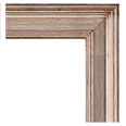 310-238-NL Contemporary picture frame, Champagne antique silver with gold undertones