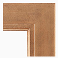 596-100-NL Contemporary picture frame, Light Antique Gold with Slight Red and Black Undertones. No Liner.