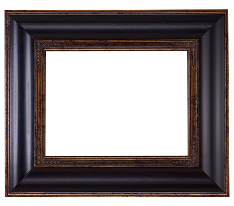 Contemporary Picture Frame 648, corner detail (648-10-Panel-84-NL Contemporary picture frame)