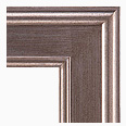 691-238 Contemporary picture frame, Antique Champagne Silver.