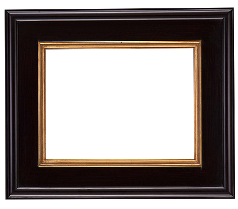 Contemporary Picture Frame 691, corner detail (691-84G Contemporary picture frame)