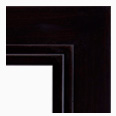 224-BLK Floater picture frame, Floater Frame, Black Surface Finish.