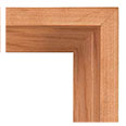 A-220 Floater picture frame, Alder wood floater frame, solid design. Alder wood surface, matching interior.
