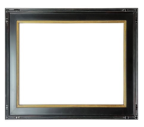 Plein Air Picture Frame 1029M, corner detail (1029M-75G Plein Air picture frame)