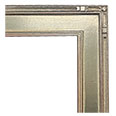 1029M-9 Plein Air picture frame, Light and airy Silver tone with slight black undertone.