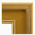 1030-G Plein Air picture frame, Two-tone antique gold.