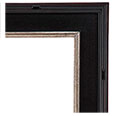 1030M-84S Plein Air picture frame, Espresso Tuscany finish with silver lip