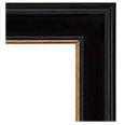 1038-84G Plein Air picture frame, Espresso Tuscany finish with gold lip
