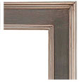 1041-13 Plein Air picture frame, Broken leaf silver with black undertones.
