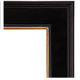 1041-86G Plein Air picture frame, Dark Mahogany finish with gold lip.