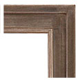 1045-238 Plein Air picture frame, Broken leaf silver with black undertones.