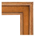 1046-55 Plein Air picture frame, Gold broken leaf with red undertones.