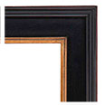 1046-89G Plein Air picture frame, Mahogany with gold lip.