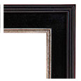 1046-89S Plein Air picture frame, Mahogany with silver lip.