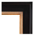 1206-84G Plein Air picture frame, Tuscany espresso finish with gold lip.