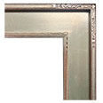 2015-64 Plein Air picture frame, Rich Silver with hints of red rub throughout.