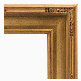 2020-100 Plein Air picture frame, Light antique gold with slight black and red undertone.