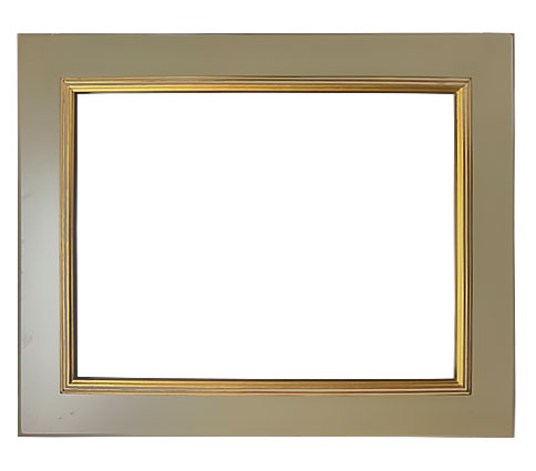 Plein Air Picture Frame 280M, corner detail (280M-GRAY Plein Air picture frame)