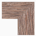 305-229-NL Rustic picture frame, Rustic Hand Carved Driftwood. Light Gray Finish with Natural Wood Underneath.