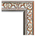 2310-2-NL Traditional picture frame, Bronze with gray wash.