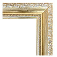 390-3-NL Traditional picture frame, Light antique silver.