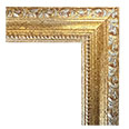 390-G-NL Traditional picture frame, Light antique gold with slight black undertone.
