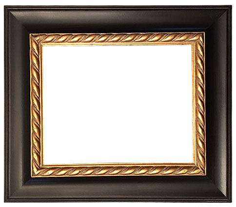 Traditional Picture Frame 577 Gold Rope-84G-WL, corner detail (577 Gold Rope-84G-WL Traditional picture frame)