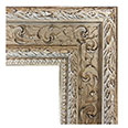 83041-3-NL Traditional picture frame, Silver with gray wash, No liner.