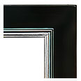 R-280M-84S Plein Air picture frame, Espresso with brown undertones. Smooth, slim frame with slight rounded edge corners…