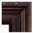 2722-102-WL Traditional picture frame, Dark Antique Gold. With Matching Liner.