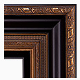 2722-84-G-WL Traditional picture frame, Espresso Tuscany Finish with Slight Water Spots, Black with Brown Undertones.…
