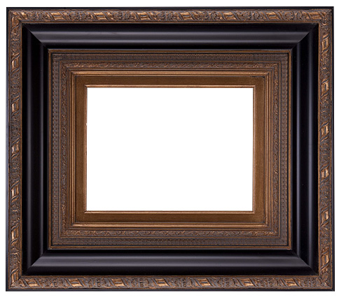 Traditional Picture Frame 2722-WL, corner detail (2722-BLK-G-WL Traditional picture frame)