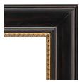 510-84G-NL Traditional picture frame, Espresso Tuscany finish, black with brown undertone with slight water spots and…