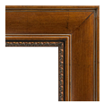 510-AG-NL Traditional picture frame, Antique medium gold with broken leaf and black undertone. No liner.