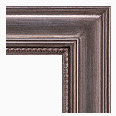 510M-238-NL Traditional picture frame, Antique Champagne Silver.