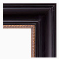 510M-84G-NL Traditional picture frame, Espresso Tuscany Finish, Black with Brown Undertones with slight water spots and…