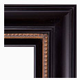 510M-84G-WL Traditional picture frame, Espresso Tuscany Finish, Black with Brown Undertones with Slight Water Spots and…